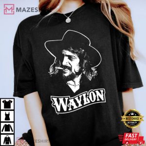 Waylon Jennings Vintage 1984 Concert Tour T Shirt 3