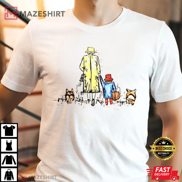 Queen Elizabeth And Paddington Bear T-Shirt Queen Elizabeth And Paddington Bear T-Shirt