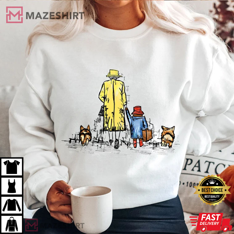 Queen Elizabeth And Paddington Bear T-Shirt Queen Elizabeth And Paddington Bear T-Shirt