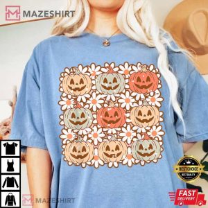 Vintage Retro Halloween Pumpkin 4