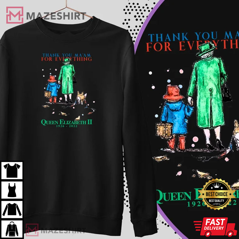 Unisex Queen Elizabeth II Jumper T-Shirt Unisex Queen Elizabeth II Jumper T-Shirt