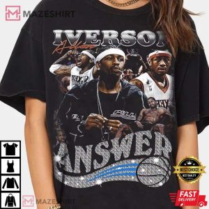 Vintage Allen Iverson The Answer Philadelphia T Shirt 1