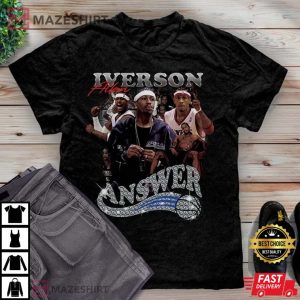 Vintage Allen Iverson The Answer Philadelphia T Shirt 2