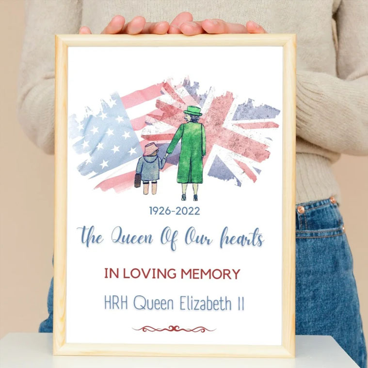 Queen Elizabeth II RIP Quote Grief Memorial Trending Poster Queen Elizabeth II RIP Quote Grief Memorial Trending Poster