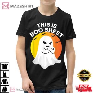 This Is Boo Sheet Ghost Retro Halloween T Shirt 1
