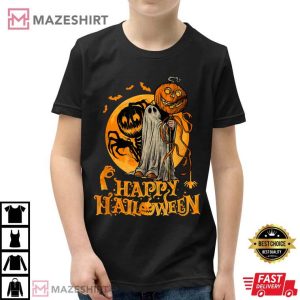 Happy Halloween Pumpkin Ghost 1