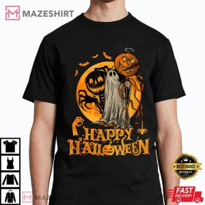 Happy Halloween Pumpkin Ghost 4