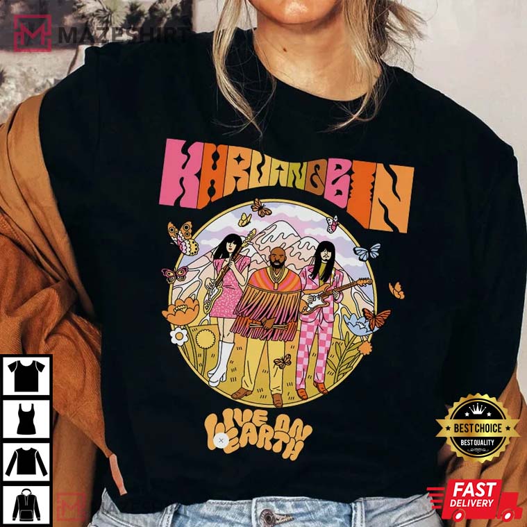 Khruangbin Life On Earth T-Shirt Khruangbin Life On Earth T-Shirt