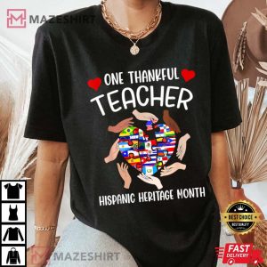 One Thankful Teacher Countries Flags 3