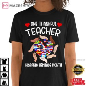 One Thankful Teacher Countries Flags 4