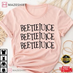 Beetlejuice Beetlejuice Beetlejuice Halloween T-Shirt
