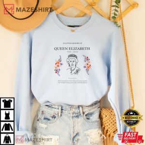 Queen Elizabeth In Loving Memory 1926 - 2022 T-Shirt