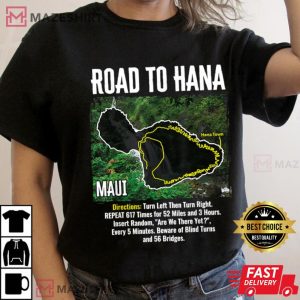 Road To Hana Map Maui Island 2