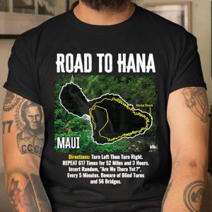 Road To Hana Map Maui Island 3