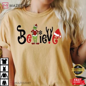 Believe Grinch Comfort Colors 3