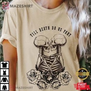 Hugging Skeletons Comfort Colors 1