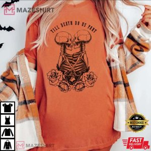 Hugging Skeletons Comfort Colors 2