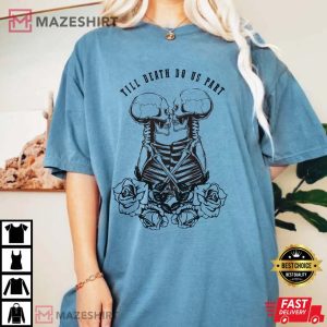 Hugging Skeletons Comfort Colors 4