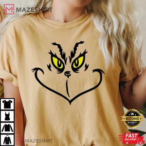 Grinch Face Comfort Colors 4