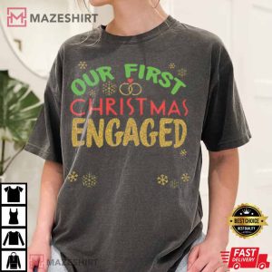 Comfort Colors Our First Christmas Engaged 4