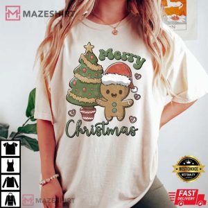 Retro Merry Christmas Comfort Colors 1