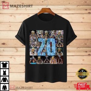 Roger Federer 20 Grand Slam Tennis T-Shirt