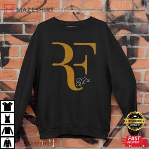 Roger Federer RF With Signature Tennis T-Shirt
