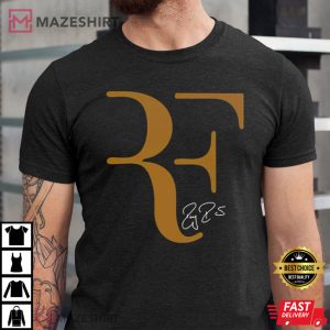 Roger Federer RF With Signature Tennis T-Shirt