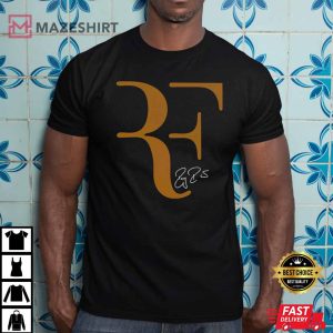 Roger Federer RF With Signature Tennis T-Shirt