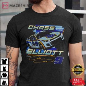 Chase Elliott Wins NASCAR Cup Series Champions Signature T-Shirt