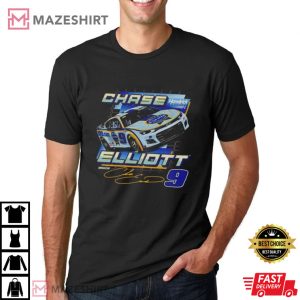 Chase Elliott Wins NASCAR Cup Series Champions Signature T-Shirt