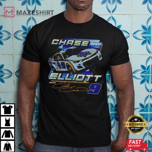 Chase Elliott Wins NASCAR Cup Series Champions Signature T-Shirt
