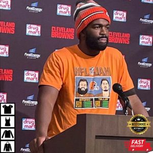 NFL JAM Jacoby Brissett, Browns Bitonio And Teller T-Shirt