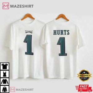 Philadelphia Eagle Jalen Hurts Number T-Shirt