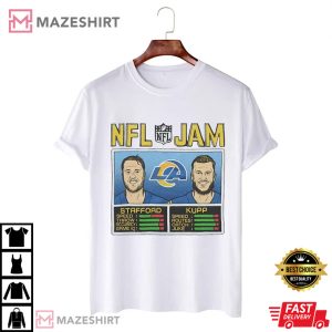 NFL JAM Los Angeles Rams Cooper Kupp And Matthew Stafford Best T Shirt 1