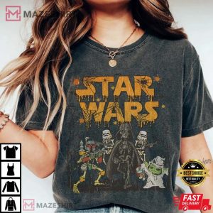 Comfort Colors Retro Star Wars Halloween T Shirt 1