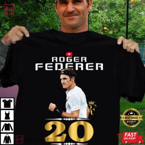 Roger Federer 20 Grand Slam Shirt