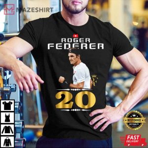 Roger Federer 20 Grand Slam Tee