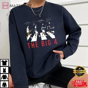 Roger Federer Retirement The Big 4 Abbey Road Signatures Shirt 2