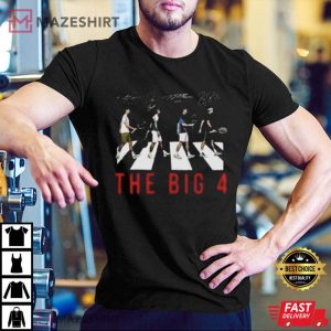 Roger Federer Retirement The Big 4 Abbey Road Signatures Tee