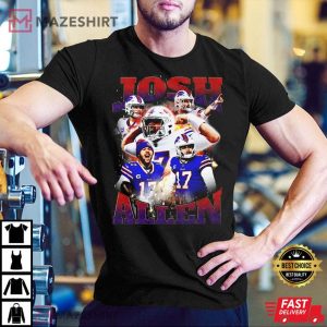 Vintage Bootleg Josh Allen Rap Shirt