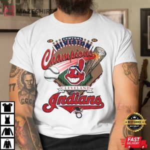 Cleveland Indians AL Central Division Champs Unisex T Shirt 2
