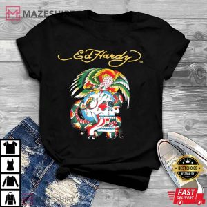 Don Ed Hardy Vintage ED Hardy Mens Love Lills Slowly T Shirt 4