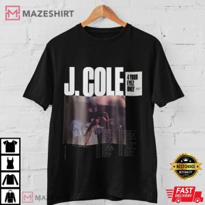 J. Cole Inspired 4 Your Eyes Only World Tour Graphic T Shirt 3