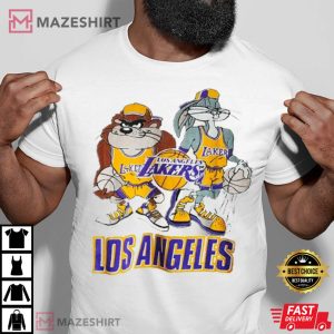 NBA Los Angeles Lakers Looney Tunes Unisex T Shirt 2