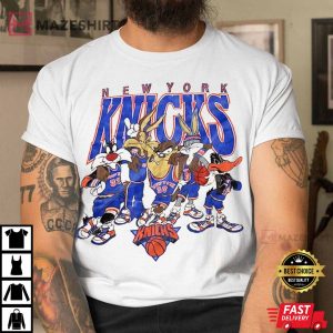 NBA New York Knicks Looney Tunes Unisex T Shirt 2