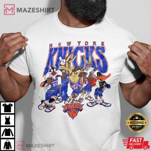 NBA New York Knicks Looney Tunes Unisex T Shirt 3