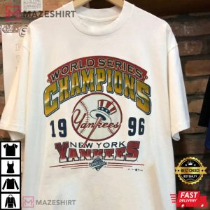 New York Yankees 1996 World Series Champions Unisex T Shirt 1
