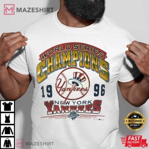 New York Yankees 1996 World Series Champions Unisex T Shirt 2