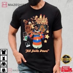 Vintage Kanye West College All Fall Downs T Shirt 1